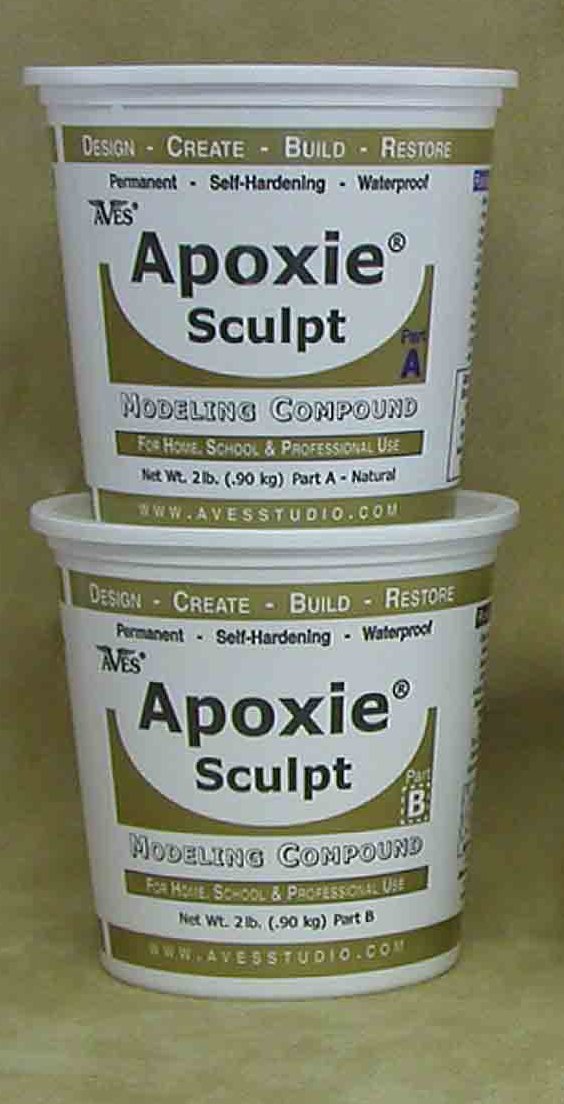 Apoxie Sculpt Natural (Gray) Two Part Self-Hardening Aves